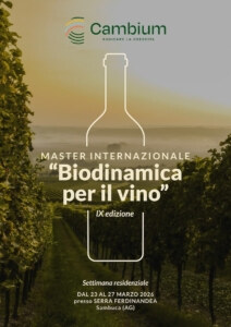 Cambium - Master in biodinamica